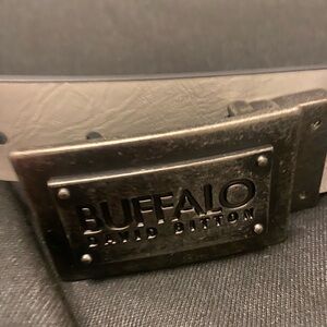 Reversible Buffalo David Bitton Black/White Belt